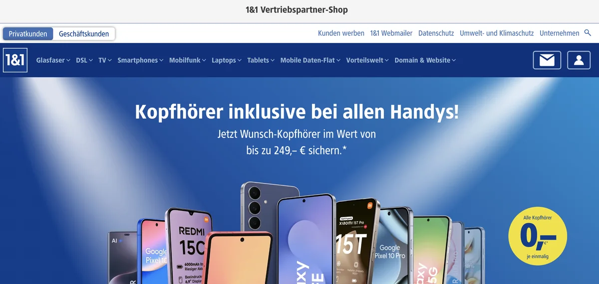 Unser offizieller 1&1 Partnershop – jetzt exklusiv über BruNol-MediaTech