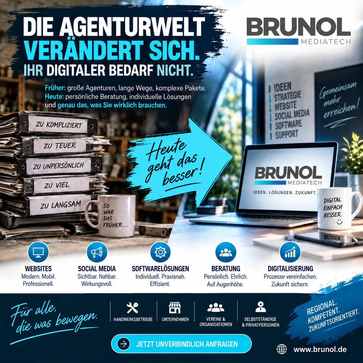 Die Agenturwelt verändert sich. Der Bedarf an guten digitalen Lösungen bleibt.
